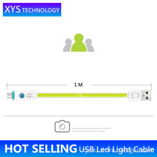 TPE Jelly Flat Type USB Charging Cable, Professional Supplier USB Charging Cable/